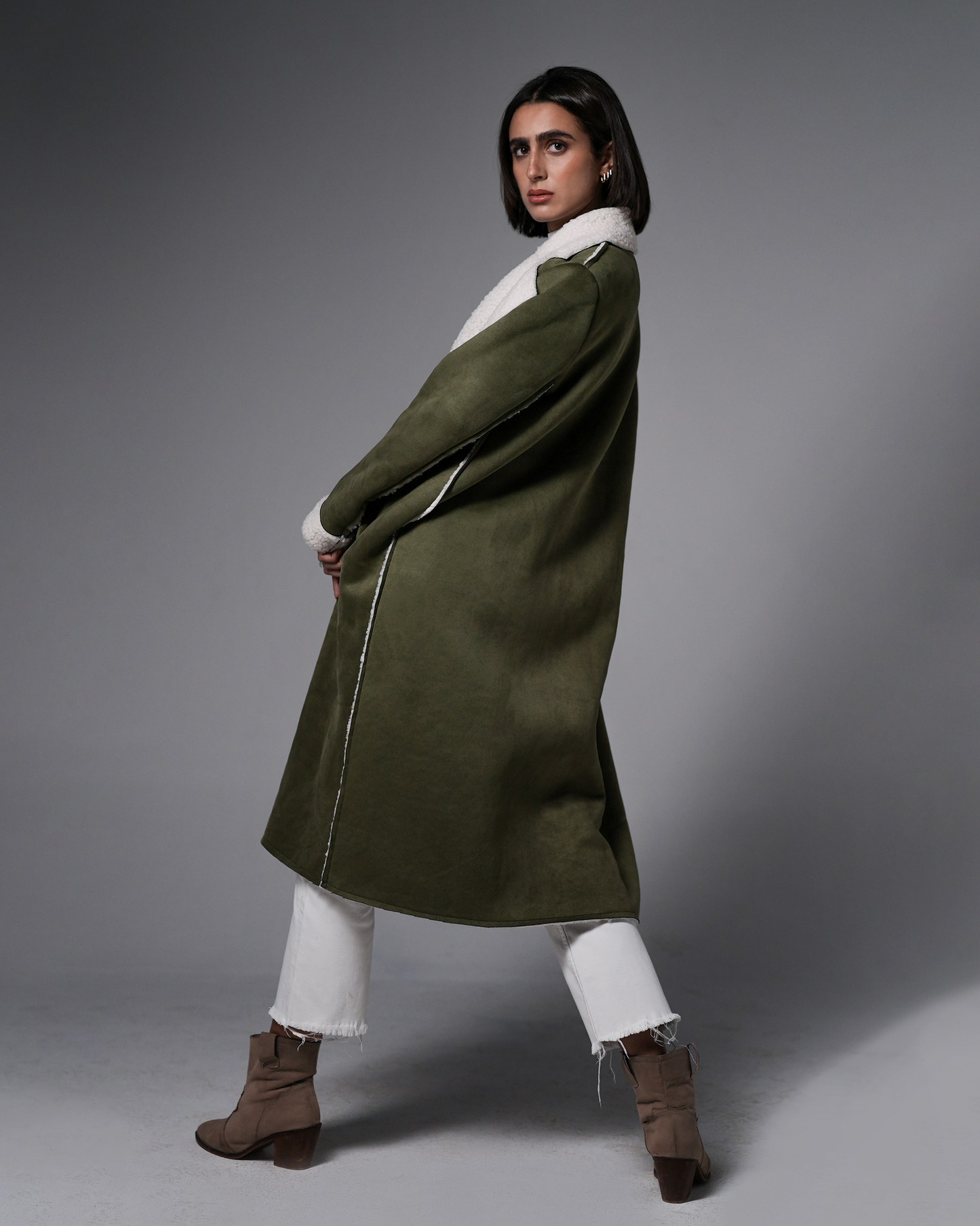 Olive green Coat